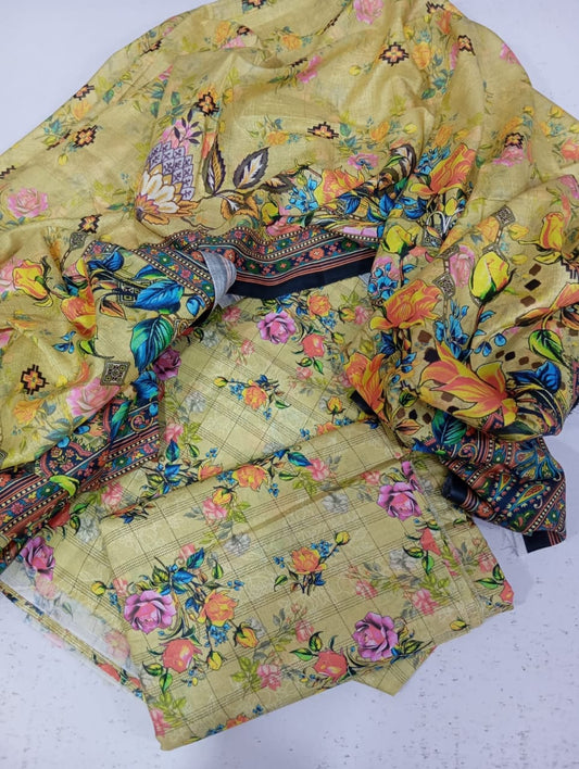 Lawn 3Pc (All Over Designs)